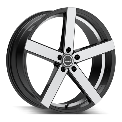 Strada - Strada Wheels SPARK 22x8.5 5x112 35mm Gloss Black/Machined G0128551235GBM