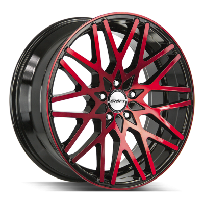 Shift - Shift Wheels FORMULA 20x8.5 5x120 35mm Gloss Black/Machined Red H32052035GBMR