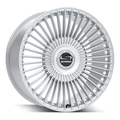 Strada - Strada Wheels SPAGHETTI 22x9 5x115/120 20mm Gloss Silver SF7129051620S