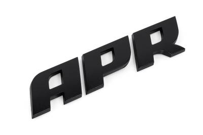 APR - APR A1000008 Matte Black Grille Fender Vent & Body Badge Kit