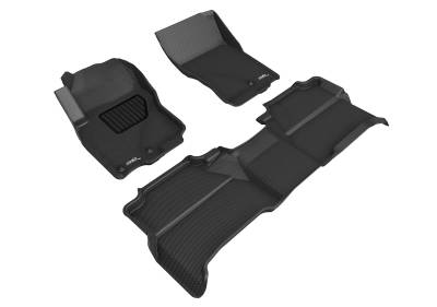 3D MAXpider - 3D MAXpider L1NS06601509 KAGU Floor Mat for 05-19 Nissan Frontier