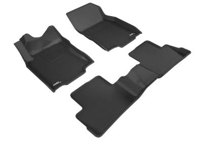 3D MAXpider - 3D MAXpider L1NS10501509 KAGU Floor Mat for 17-21 Rogue Sport