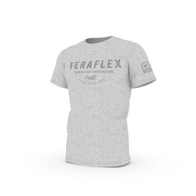 TeraFlex - TeraFlex 5214304 Vintage T-Shirt Medium Gray