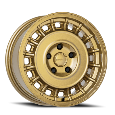 Nomad Wheels - NOMAD WHEELS N502GR-57010+15 N502-ARVO 15x7 5x100 15mm Gloss Gold