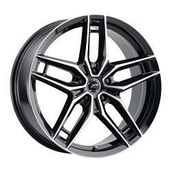 Platinum - Platinum 464-2891U+35 20X8.5 5x115 +35 72.62 Gloss Black w/Diamond Cut Face