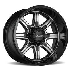 Ultra - Ultra Wheel 229-8935U+18 18X9 6x135/5.50 +18 106.1 Gloss Black/Mach Accent/Clear
