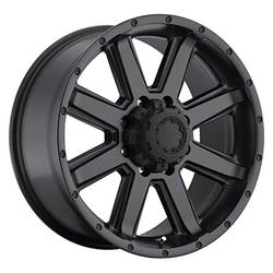 Ultra - Ultra Wheel 195-2982SB 20X9 8x6.50 +18 125.2 Satin Black & Satin Clear Coat