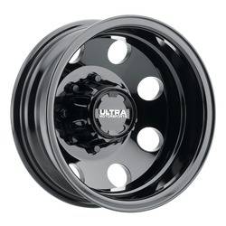 Ultra - Ultra 002-6681RBK 16X6 8x6.50 -125 121.7 Gloss Black