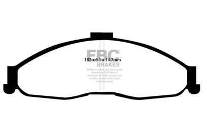 EBC Brakes - EBC Brakes DP31239C Redstuff Ceramic Low Dust Brake Pads for Camaro Firebird