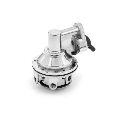 Speedmaster - Speedmaster PCE146.1009 Chevy SBC 350 HV Mechanical Fuel Pump Chrome 1/4