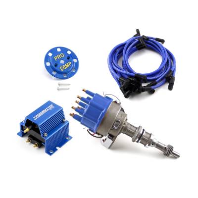 Speedmaster - Speedmaster PCE385.1006 Ready-to-Run Distributor Coil & Wire Leads for Ford 351W