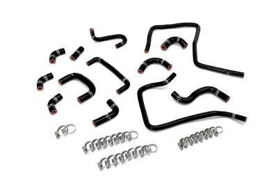 HPS Performance - HPS Performance 57-2303-BLK 3-Ply Silicone Ancillary Coolant Hoses Black