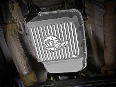 aFe Power - aFe Power 46-71160A Automatic Transmission Oil Pan Silver for RAM 6.7