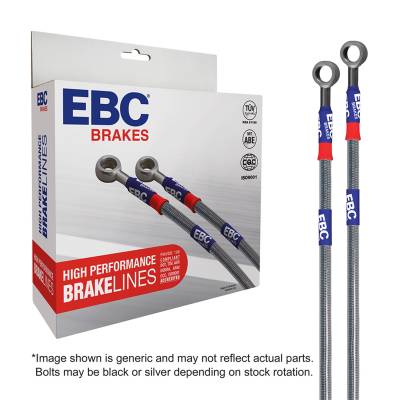 EBC Brakes - EBC Brakes BLA7139-4L EBC Stainless Braided Brake Lines