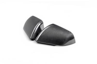 Ford Performance Parts - Ford Performance M-17740-MTG Carbon Fiber Mirror Skull Caps for Mustang