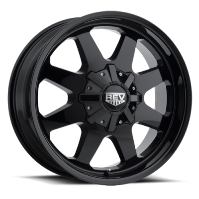 REV Wheels - REV Wheels 823B-2903512 20x9 6x5.5 6x135 -12mm Gloss Black