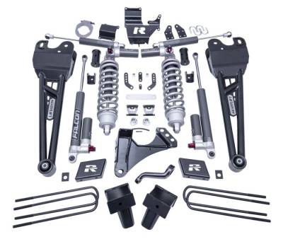 ReadyLift - ReadyLift 43-23650 6" Coilover Radus Arm Lift Kit Max3.3 Shocks 23-26 Ford SD