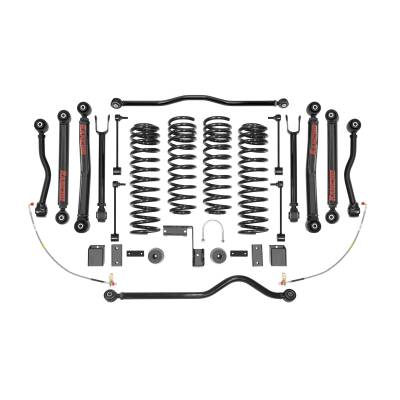 Rancho - Rancho RS66114B 4" Short Arm Suspension Lift Kit for 07-18 Jeep Wrangler JK
