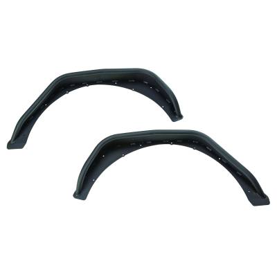 Rugged Ridge - Rugged Ridge 11615.72 HD Steel Tube Fenders Rear Pair Black 18-21 Jeep Wrangler