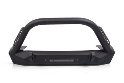 JKS - JKS CWLJK11021 Inferno Front Winch Bumper w/Flat Top Stinger for 07-18 Wrangler