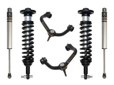 ICON Vehicle Dynamics - ICON K93072T Stage-2 0-2.63" Lift Kit w/Tubular UCA for 14 Ford F150 2WD