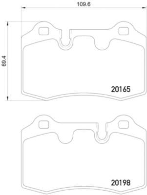 HELLA Brakes - HELLA Pagid 355015881 Disc Brake Pad Set