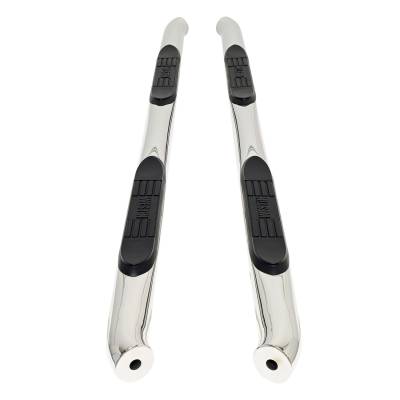 Westin - Westin 23-2780 E-Series 3 Nerf Step Bars Polished SS for 24-26 Tacoma Double Cab