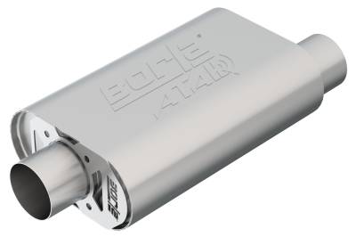 Borla - Borla 400844 ATAK CrateMuffler 3" Offset In/Center Out 4.35 x 9.10" Oval Chevy