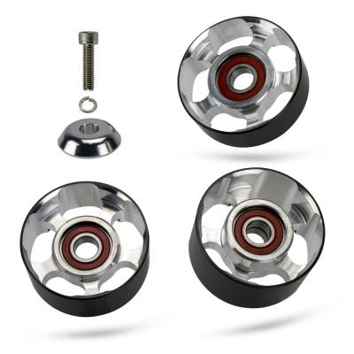 Metco Motorsports - Metco Motorsport MIP-90D 90mm Billet Double Bearing Idler Pulley Cobra/Lightning