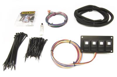 Painless Wiring - Painless Wiring 58107 Track Rocker 4-Switch Panel