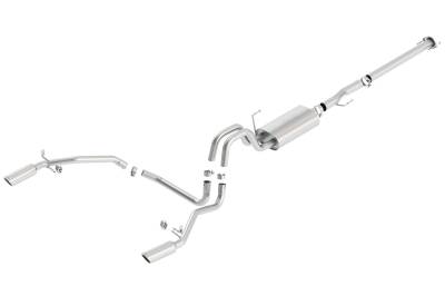 Borla - Borla Exhaust 140466 S-Type Cat-Back System for 11-13 Ford F150