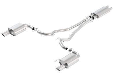 Borla - Borla Exhaust 140589 Touring Cat-Back System for 15 Ford Mustang
