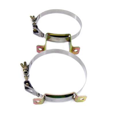Nitrous Express - Nitrous Express 11109 5lb Stainless Steel Bottle Brackets
