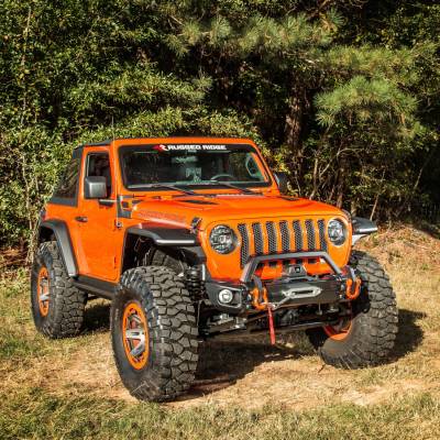 Rugged Ridge - Rugged Ridge 11549.07 Black Arcus Overrider Hoop for Jeep