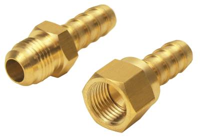 Derale - Derale 13034 9/16-24 45DEG SAE Male/Female Cooling Line Radiator Adaptor Fitting