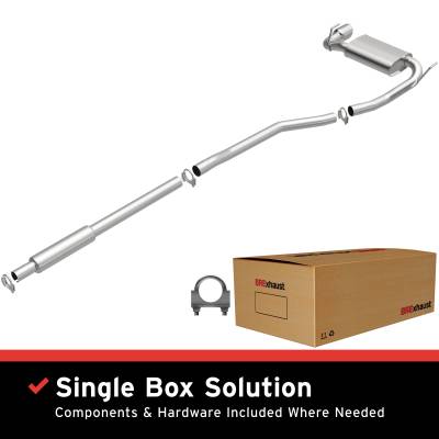 BRExhaust - BRExhaust 106-0809 Direct-Fit Exhaust System Replacement Kit