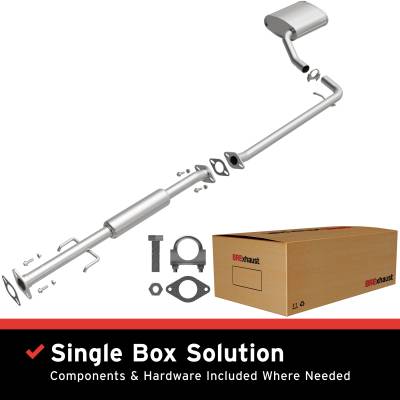 BRExhaust - BRExhaust 106-0424 Direct-Fit Exhaust System Replacement Kit