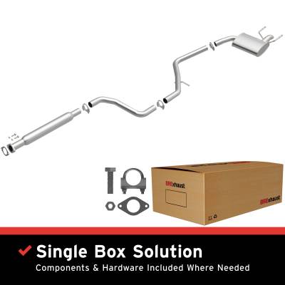 BRExhaust - BRExhaust 106-0771 Direct-Fit Exhaust System Replacement Kit