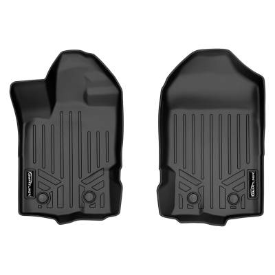 SMARTLINER - SMARTLINER SA0410 Front BLACK Floor Liners Ford Ranger Crew