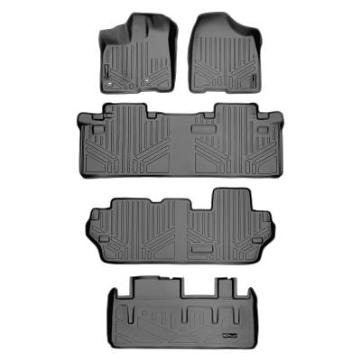 SMARTLINER - Smartliner SA2128/B2083/C2083/D2128 F/R Floor Liners w/Cargo Gray for Sienna