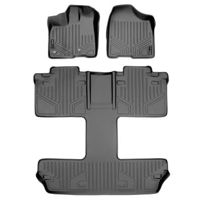 SMARTLINER - SMARTLINER SA2128/B2128 Gray Front/Rear Floor Liners for Toyota Sienna