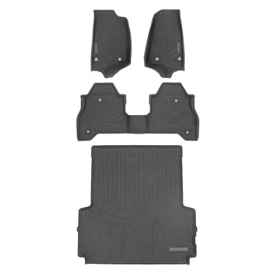 SMARTLINER - Smartliner RA0316/RB0459/K0459 Front/Rear BlackFloor Liners for Gladiator JT