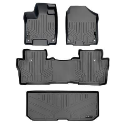 SMARTLINER - SMARTLINER SA2200/B2200/E2200 Gray Front/Rear Floor Liners Honda Pilot