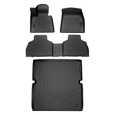 SMARTLINER - Smartliner SA0420/B0489/D0489 Front/Rear BlackFloor Liners for BMW X7