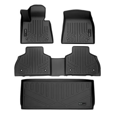 SMARTLINER - Smartliner SA0420/B0489/E0489 Front/Rear BlackFloor Liners for BMW X7