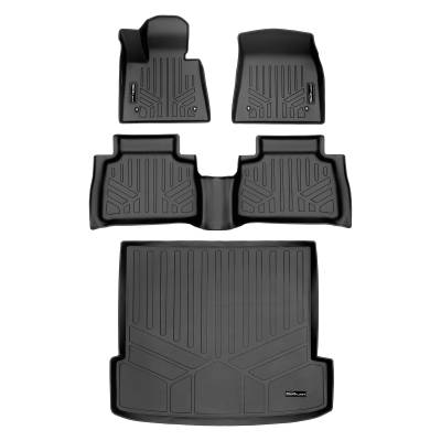 SMARTLINER - Smartliner SA0420/B0497/D0497 Front/Rear BlackFloor Liners for BMW X6