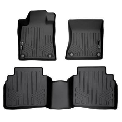 SMARTLINER - SMARTLINER SA0421/B0421 Front/Rear BLACK Floor Liners for Nissan Altima