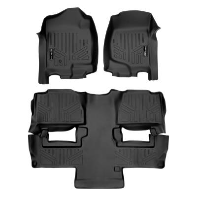 SMARTLINER - SMARTLINER SA0015/B0160 Front/Rear BLACK Floor Liners Tahoe/Yukon