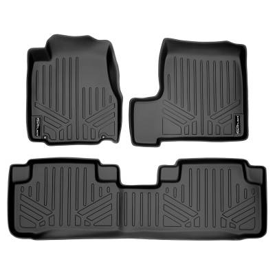 SMARTLINER - SMARTLINER SA0021/B0021 Front/Rear BLACK Floor Liners Honda CR-V