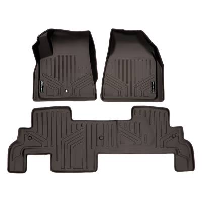 SMARTLINER - SMARTLINER SA3043/B3043 Front/Rear Floor Liner-Cocoa for Enclave/Traverse/Acadia